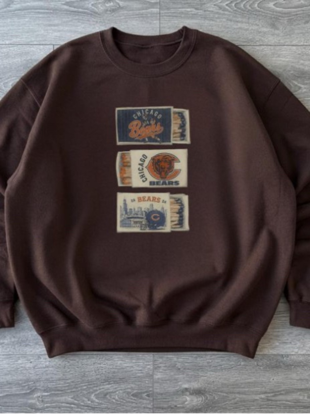 Chicago Bears Brown Crewneck Sweatshirt